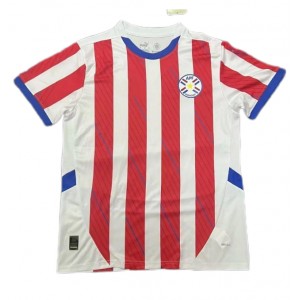 Fotbalové Dres Paraguay Domácí Oblečení Copa America 2024 Krátký Rukáv